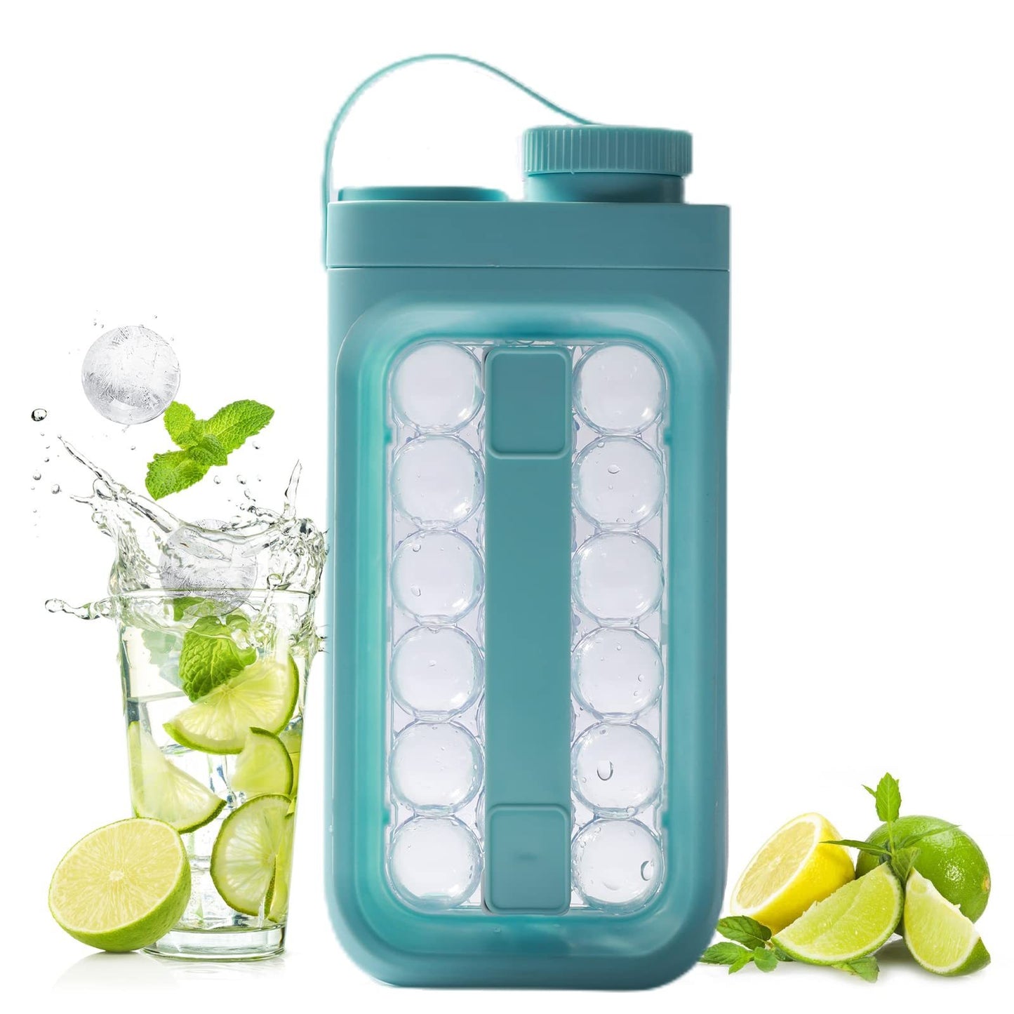 2-in-1 Portable Ice Ball Maker & Cold Kettle