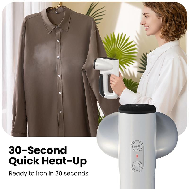 Neakasa Magic 1 Vacuum Steamer-Handheld Travel Home Garment Steamer for Clothes, 2300Pa Suction for Clothes Grips, Steamer Iron 2 in 1.