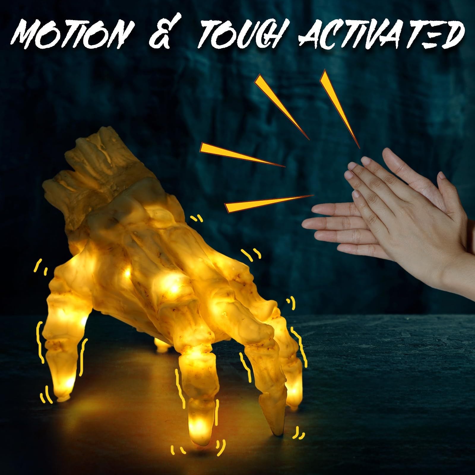 Halloween Luminous Zombie Hand with Sound & Motion