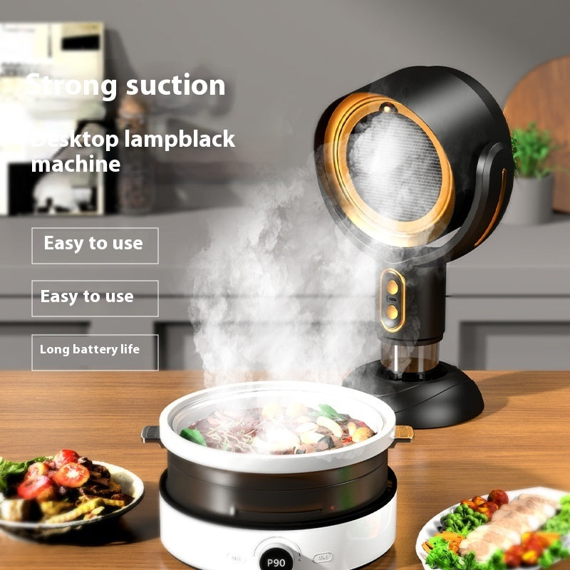 Portable Desktop Range Hood – Smoke Removal & Air Purifier