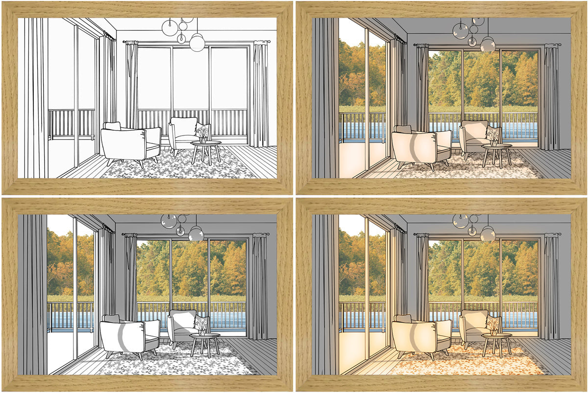 LED Illuminated Picture Night Light – Creative Bedside Decor