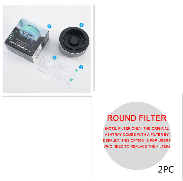 Portable Smoke-Removal Car Ashtray