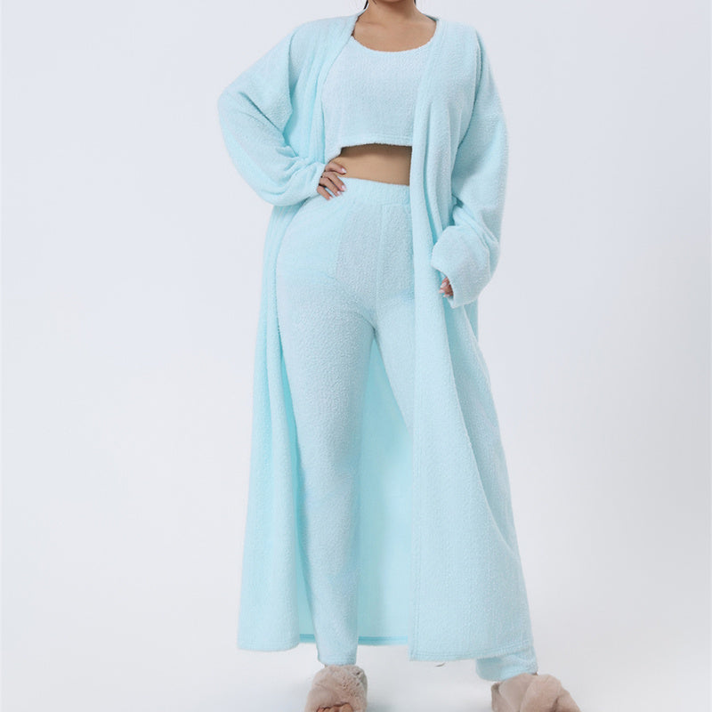 Women’s 3-Piece Cozy Winter Lounge Pajama Set