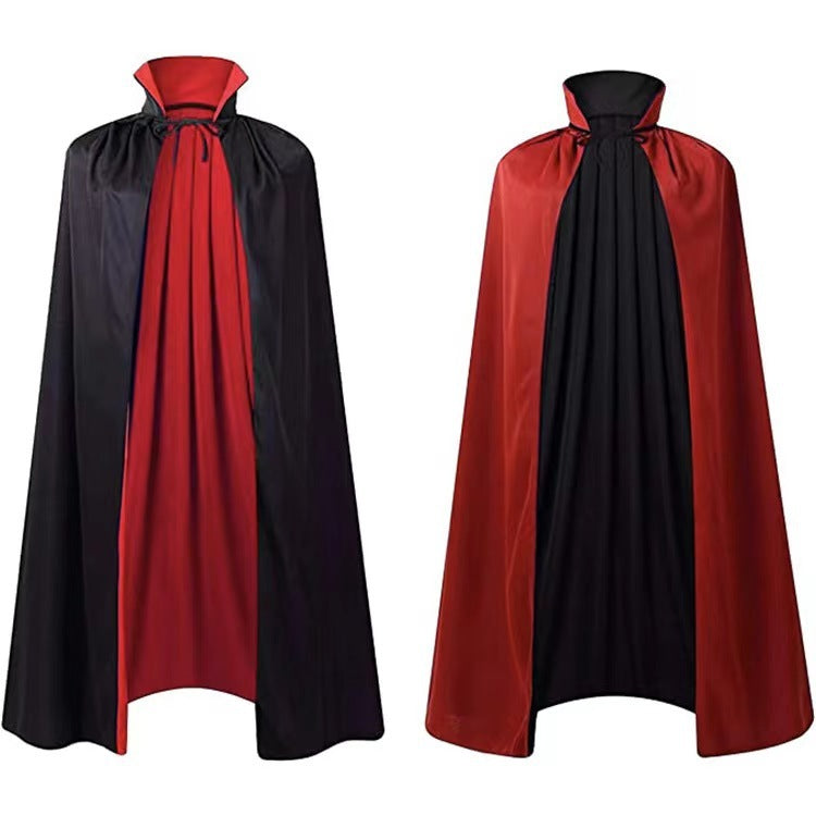 Halloween Wizard Cloak – Hooded Cape for Kids Party Costume