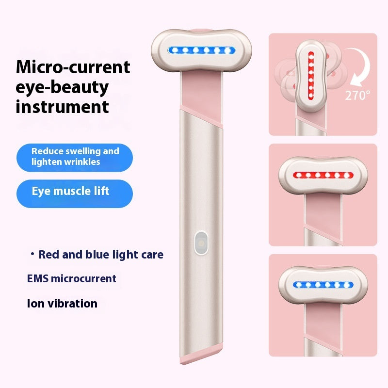 Electric Eye Massager – 4 Colors Light Therapy & Warmth for Eye Care