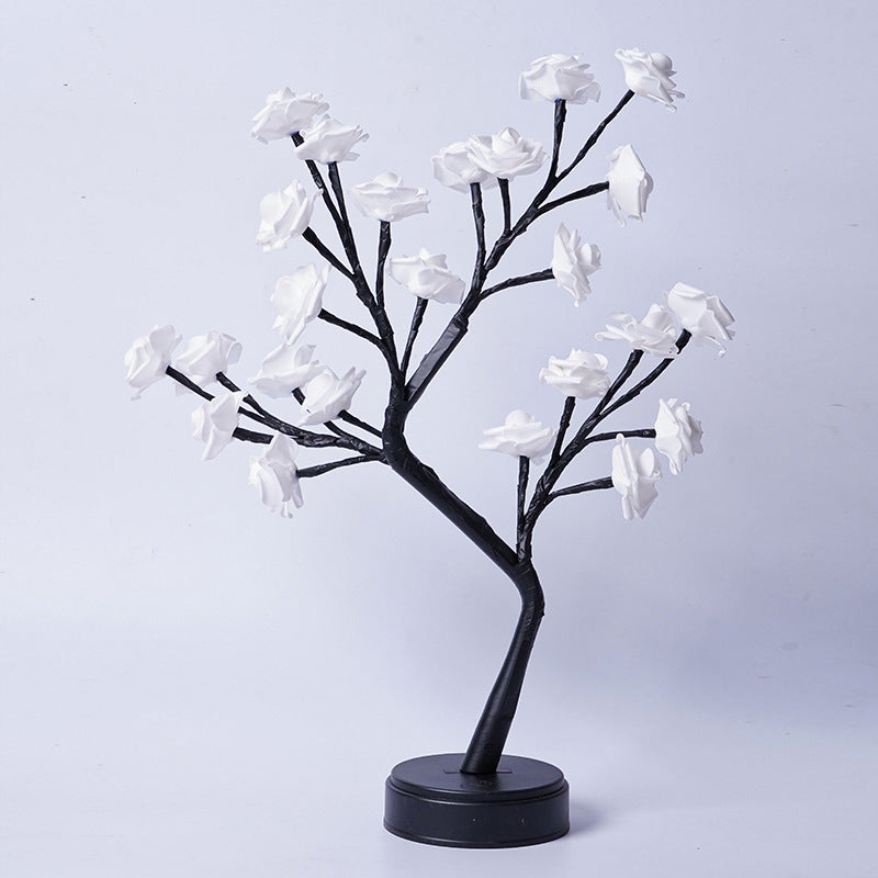 Flower Tree Rose USB Table Lamp Night Light
