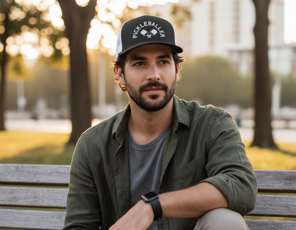 Men’s Funny Pickleball Trucker Hat