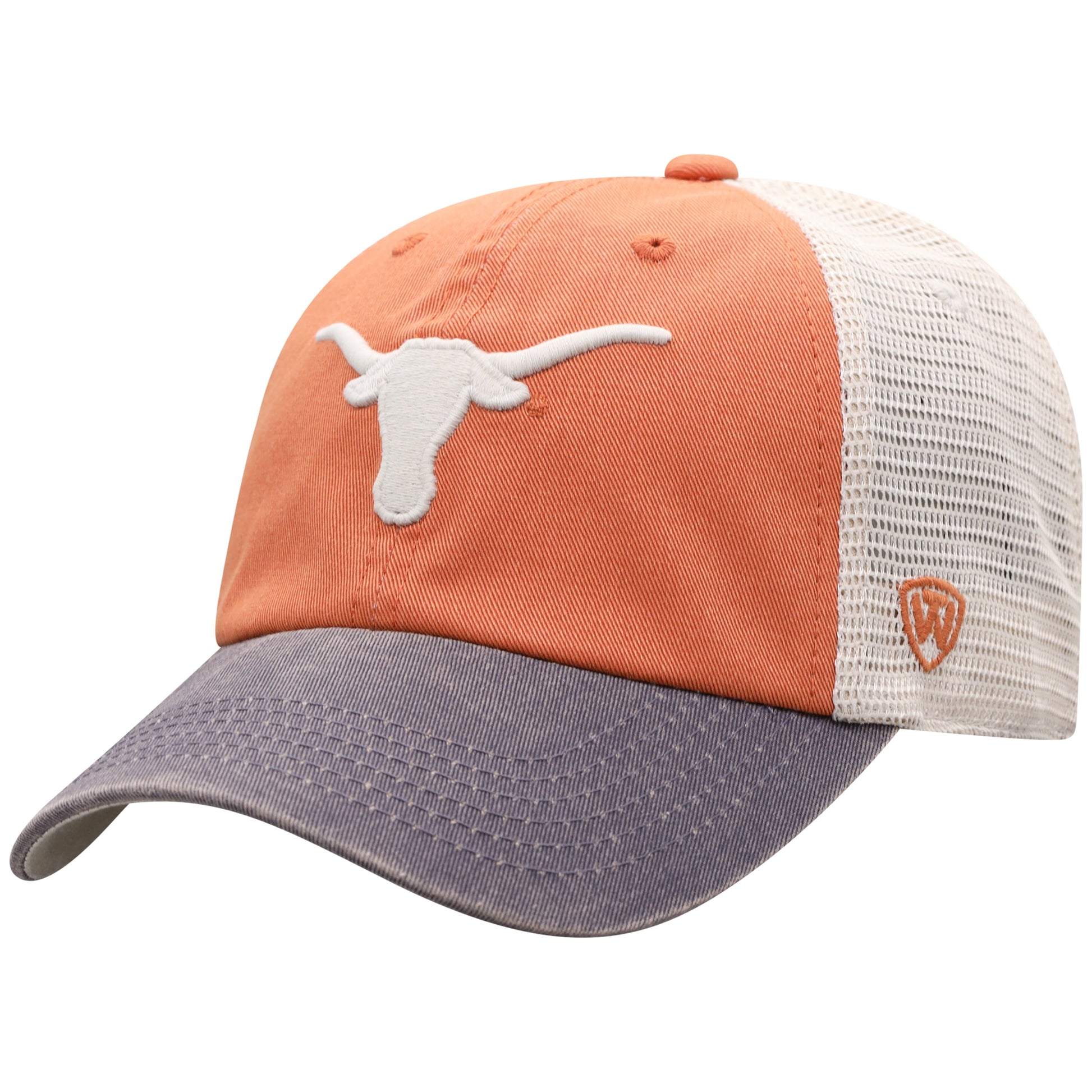 Men'S  Texas Orange Texas Longhorns Offroad Trucker Snapback Hat