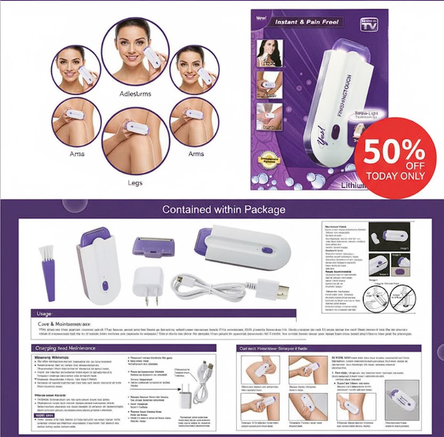 Ladies Mini Laser Hair Remover