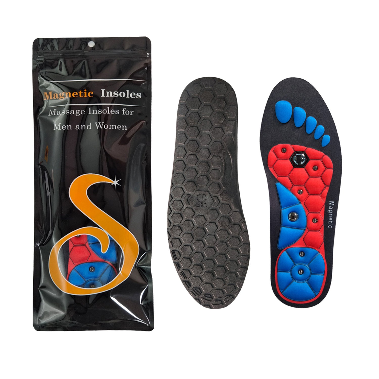 Magnetic Acupressure Foot Insoles