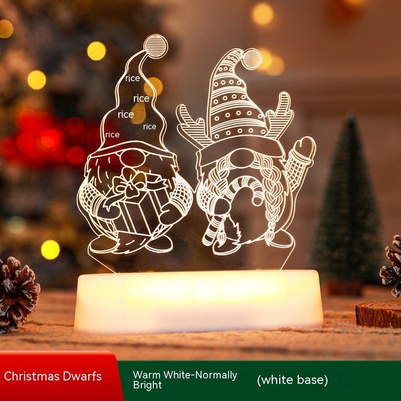 3D Acrylic LED Christmas Night Light