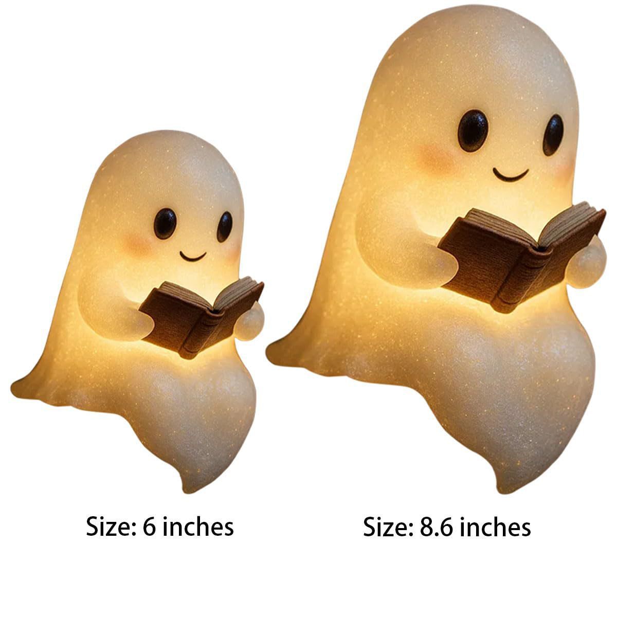 Cute LED Ghost Night Light – Kids’ Bedside Lamp & Halloween Decor