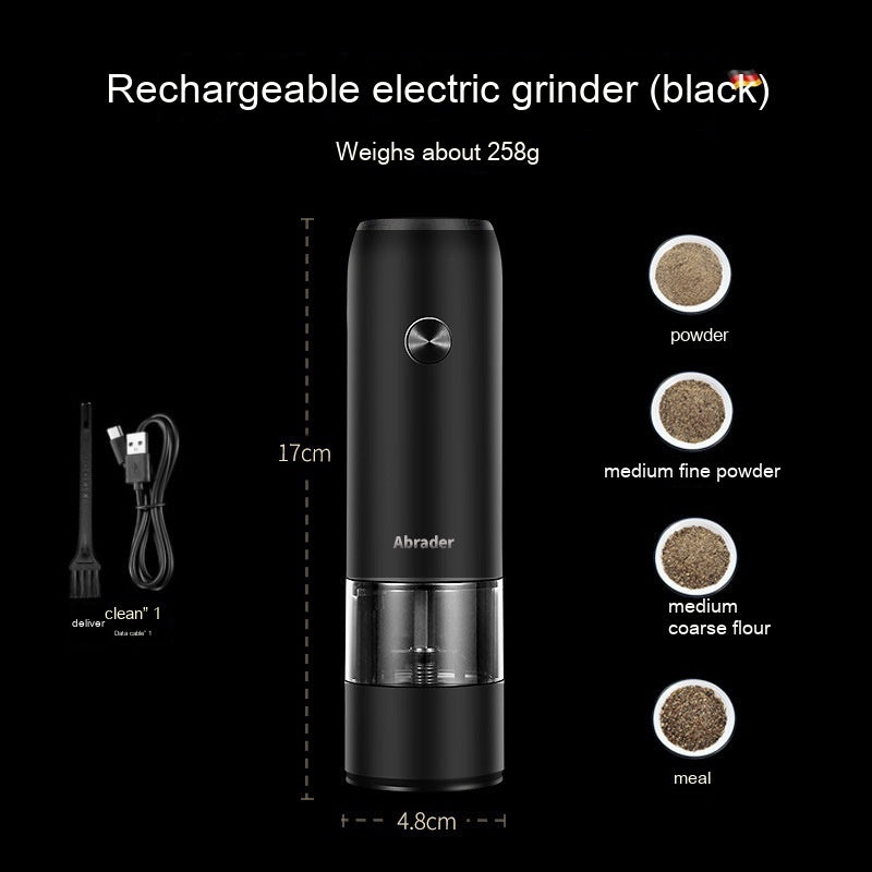 Rechargeable Electric Salt & Pepper Grinder Set