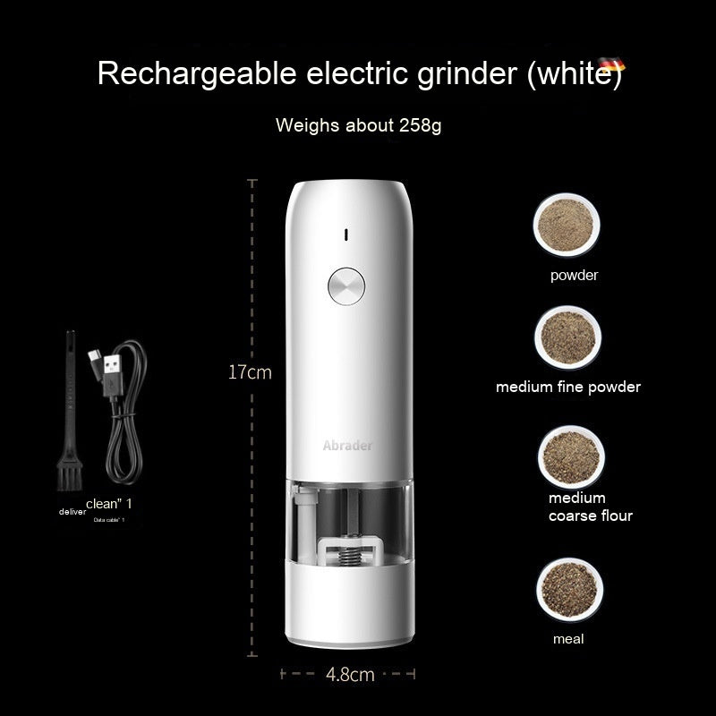 Rechargeable Electric Salt & Pepper Grinder Set