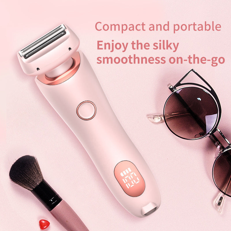 2-in-1 USB Rechargeable Hair Removal Epilator & Trimmer for Women
