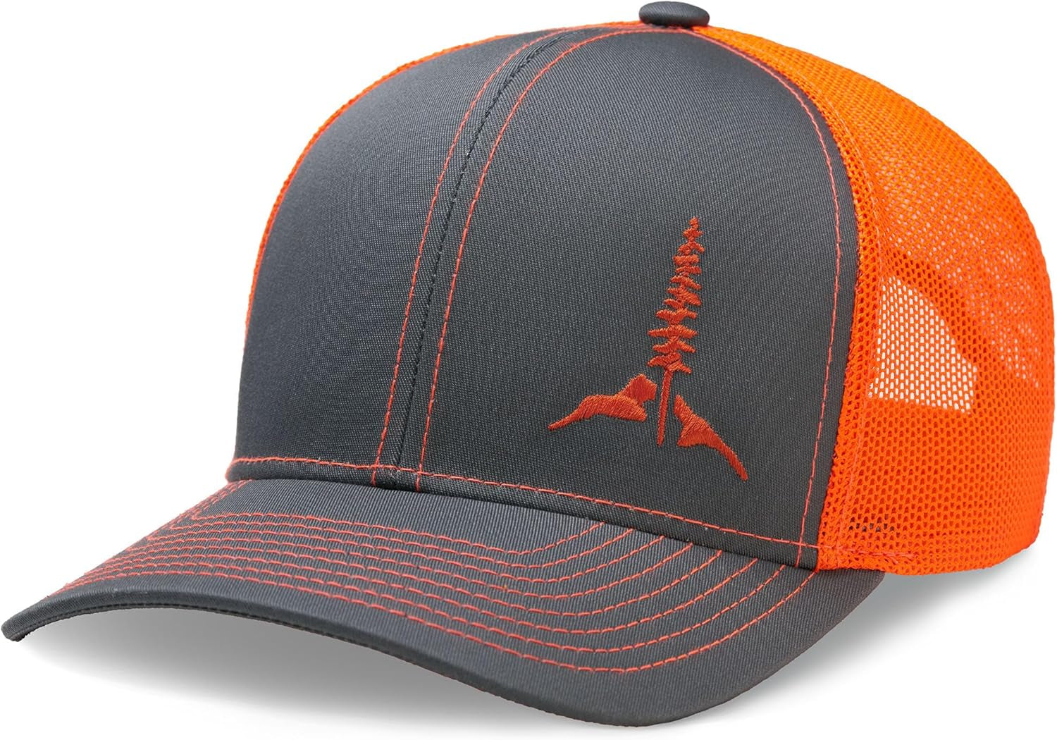 LARIX Trucker Hat, Tamarack Mountain, No Sweat Hat Liner Bundle