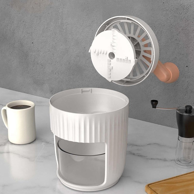 Manual Ice Shaver & Crusher – Hand-Cranked Snow Cone Machine