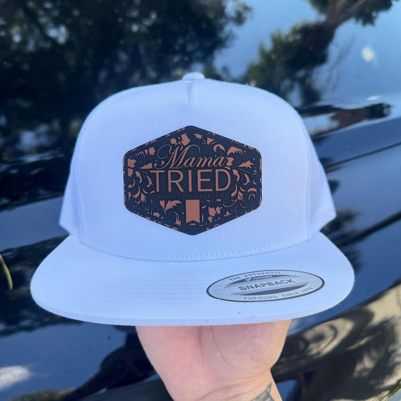 Mama Tried Snapback Trucker Hat Mesh Back - Multiple Hat Options