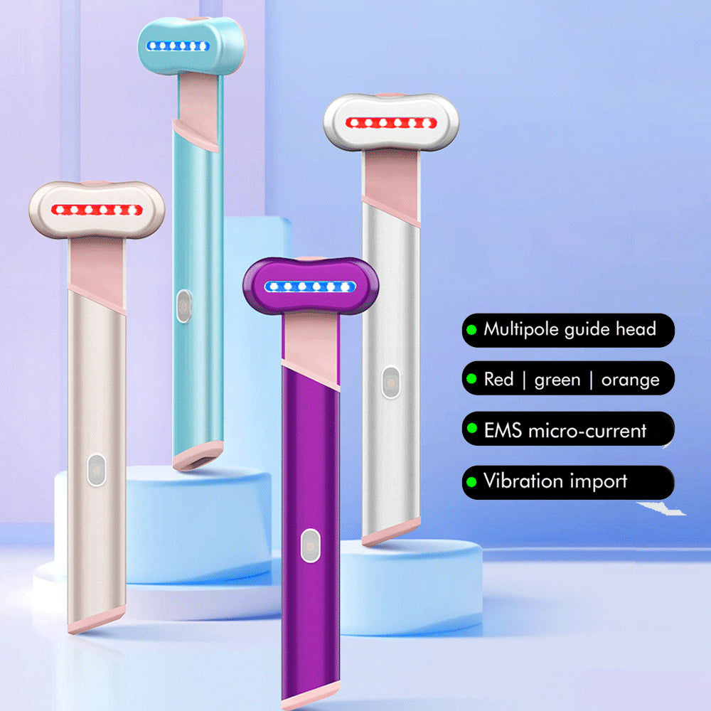 Electric Eye Massager – 4 Colors Light Therapy & Warmth for Eye Care