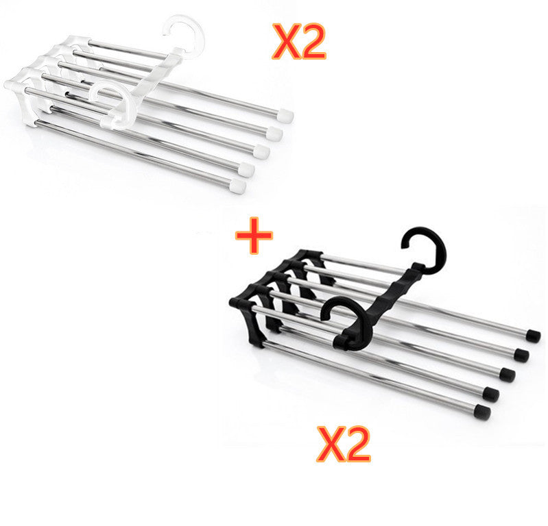5-in-1 Multi-Functional Stainless Steel Clothes Hanger