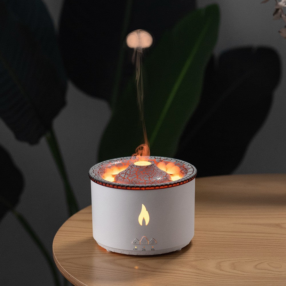 Ultrasonic Volcano Essential Oil Humidifier & Aromatherapy Diffuser