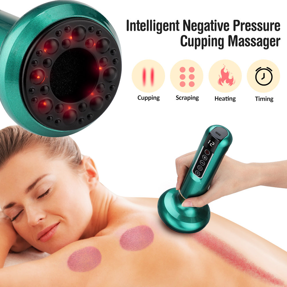 Electric Cupping Massager – Vacuum Gua Sha & Slimming Therapy