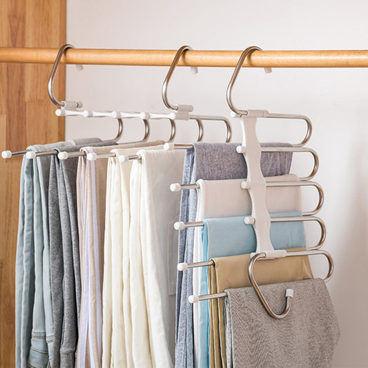 5-in-1 Multi-Functional Stainless Steel Clothes Hanger