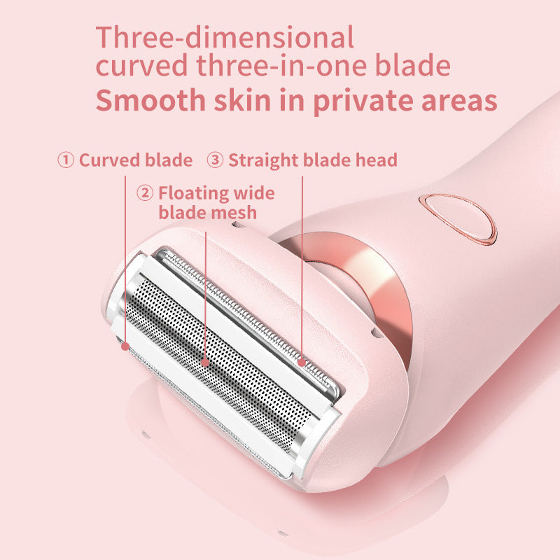 2-in-1 USB Rechargeable Hair Removal Epilator & Trimmer for Women