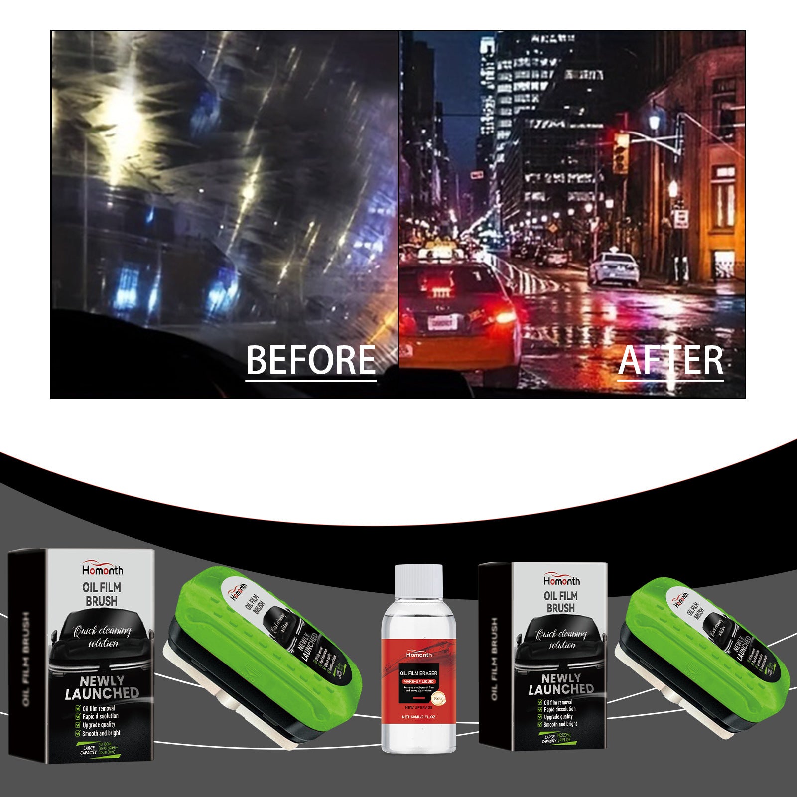 Car Oil Film Cleaning Brush Set Series