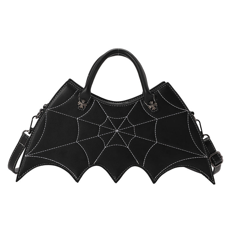 Halloween Spider Web Batgirl Crossbody Bag