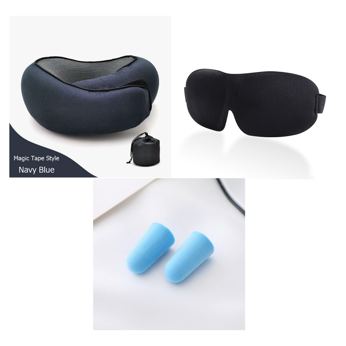 Durable U-Shaped Memory Foam Travel Neck Pillow