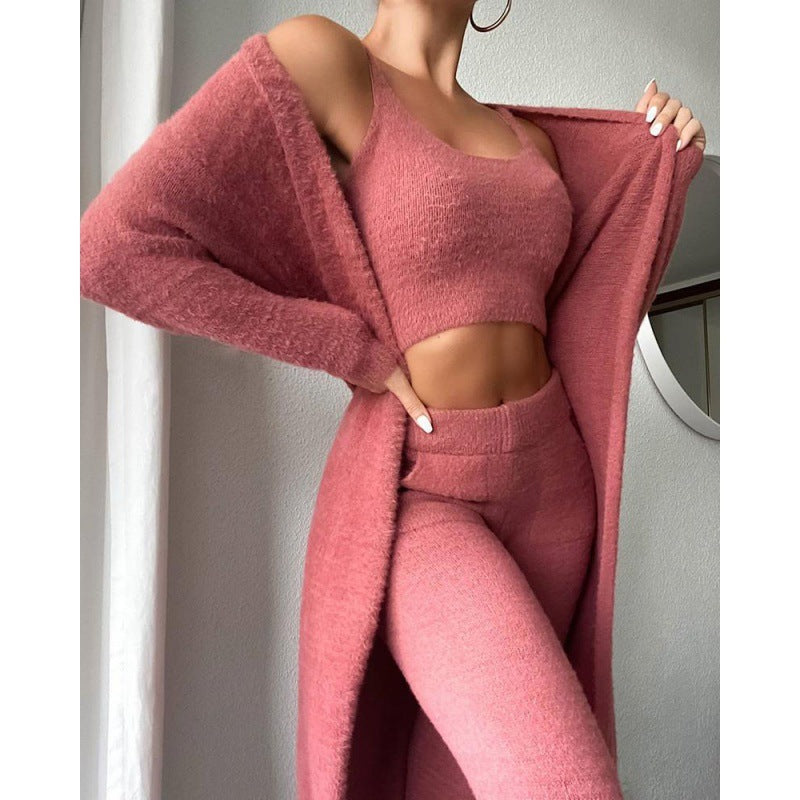 Women’s 3-Piece Cozy Winter Lounge Pajama Set