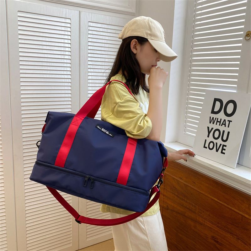 Large Waterproof Travel & Gym Duffle Bag for Women