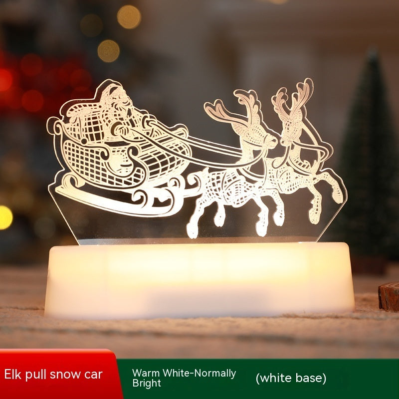 3D Acrylic LED Christmas Night Light