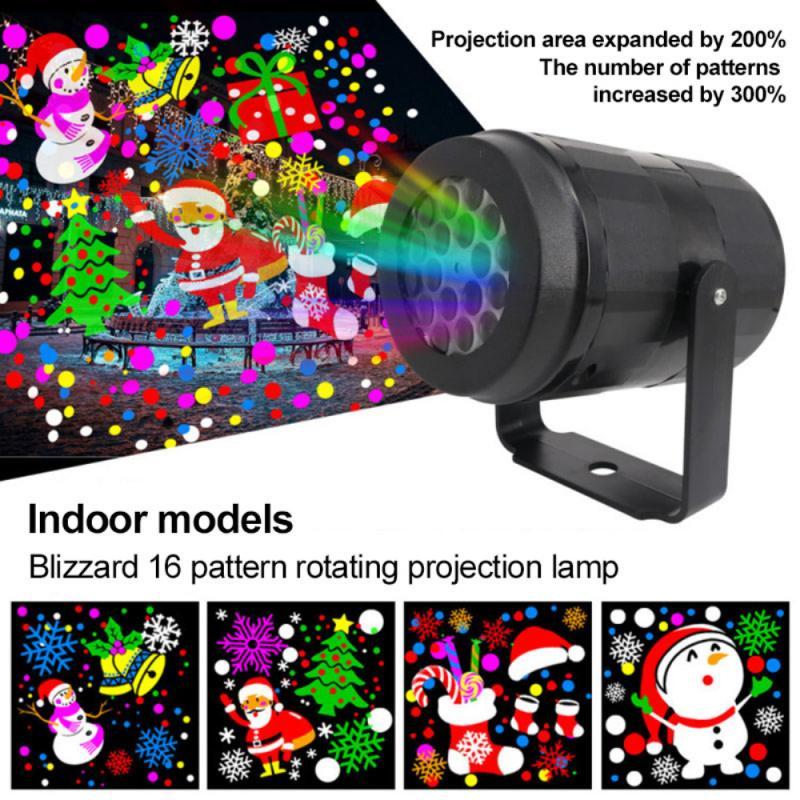 Snowflake LED Christmas Party Projector Light