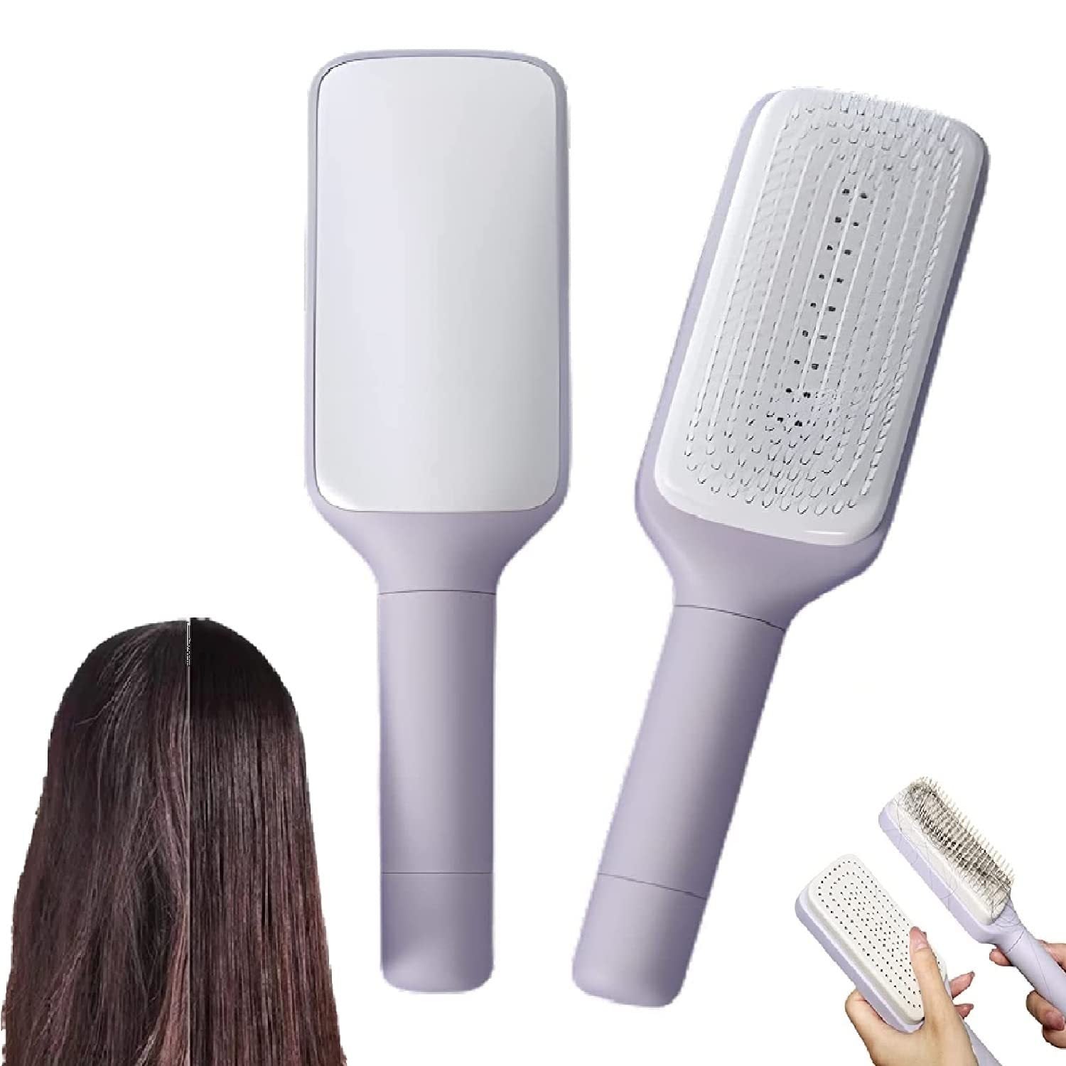 Self-Cleaning Scalp Massage Comb