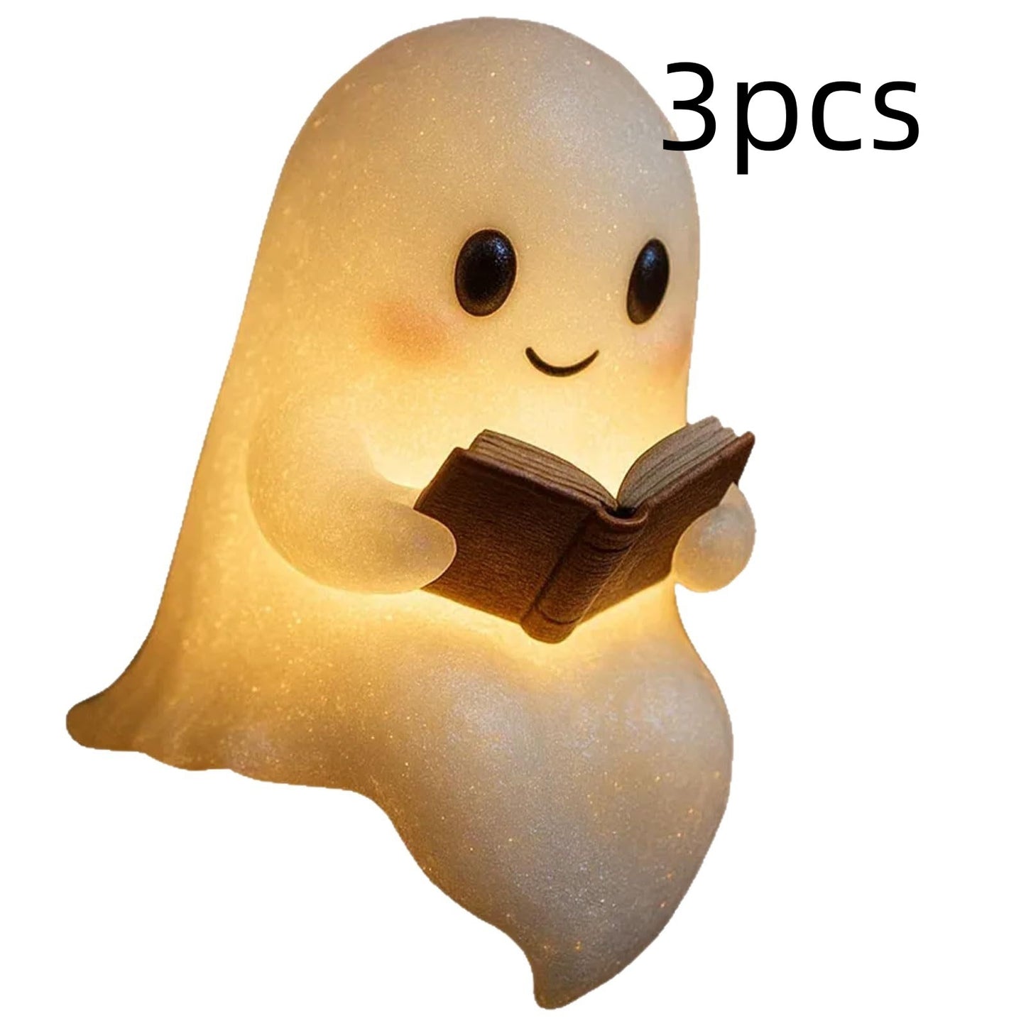 Cute LED Ghost Night Light – Kids’ Bedside Lamp & Halloween Decor