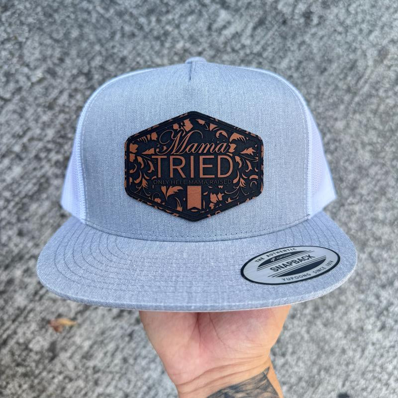 Mama Tried Snapback Trucker Hat Mesh Back - Multiple Hat Options