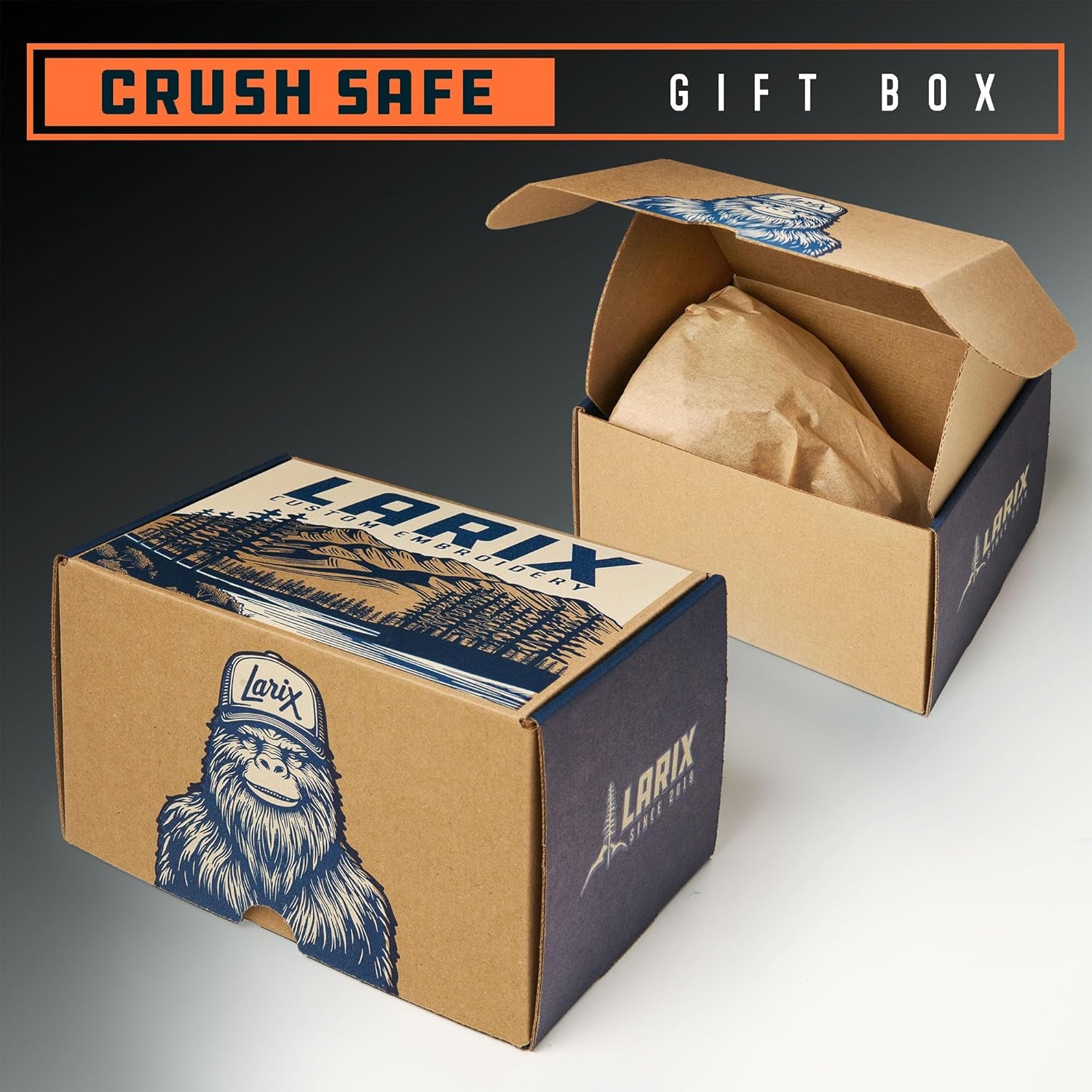 LARIX Trucker Hat, Tamarack Mountain, No Sweat Hat Liner Bundle