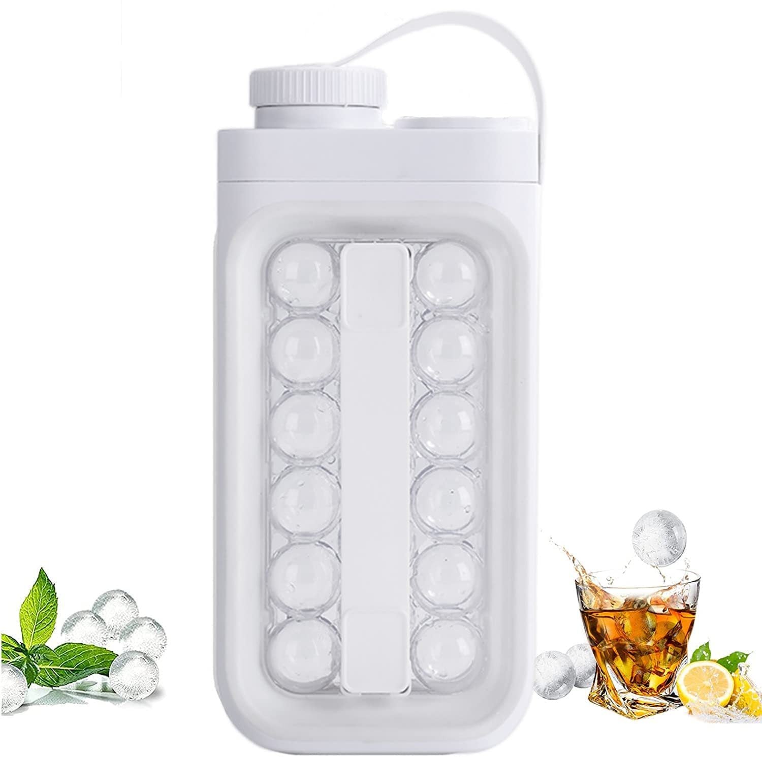 2-in-1 Portable Ice Ball Maker & Cold Kettle